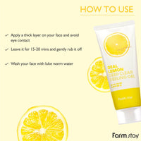 FARMSTAY Real Lemon Deep Clear Peeling Gel 100ml