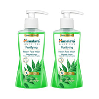 Himalaya Set of 2 Anti-Pimple Purifying Neem Face Wash with Turmeric - 200 ml Each