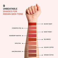 LOVE EARTH LIQUID LIPSTICK PACK OF 9 2.0 - MINIS Set- 2