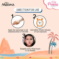RENEE Princess Disney Moana SPF 50 Sunscreen (50 ml)
