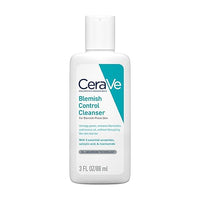 CeraVe Blemish Control Cleanser with 2% Salicylic Acid & Niacinamide for Acne Prone Skin, Controls Acne & Spots, Unclog Pores & Reduces Blemishes 88ml