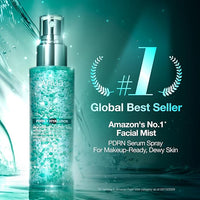 Anua PDRN Collagen Glow Facial Serum Spray with Hyaluronic Acid | Hydrating Face Mist, Dewy Glass Finish, All Skin Types, Instant Plumping, 100 ml