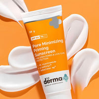 The Derma co Pore Minimizing Priming Sunscreen with SPF 50 & PA+++ For Open Pores & UVA/UVB Protection - 50g