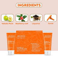 Jovees Herbal Vitamin C & Hyaluronic Acid Glow & Radiance Mini Facial Kit