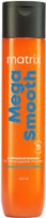 MATRIX Mega Smooth Shampoo for Frizzy, Dry Unmanageable Hair, Defy Frizz for 4 Days (350 ml)