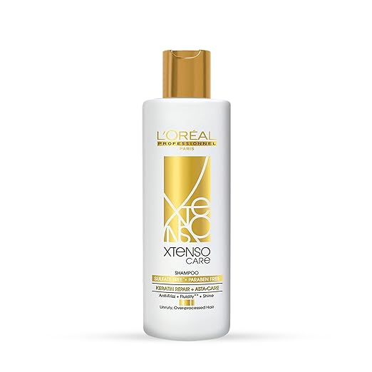 L'Oréal Professionnel Xtenso Care Shampoo For Straightened Hair, 250 ML  |Shampoo for Starightened Hair|Shampoo with Pro Keratin & Incell Technology