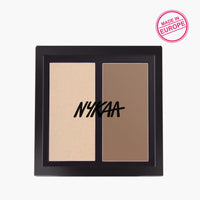 NYKAA Contour & Conquer - Contour and Highlight Duo sizzle chisel 01 (9g)