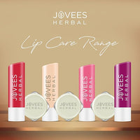 JOVEES Herbal Shea Butter Healing Lip Balm | 24 Hour Hydration | Heals Dry And Flaky Lips | Gives Soft And Supple Lips 8G, Off White