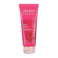 Jovees Herbal Strawberry Face Wash For Hydrating & Glowing Skin with Strawberry Ext. | Gentle Cleanser For Brightens Skin, Removes Pigmentation 120ml