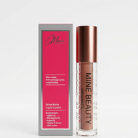 MIne Beauty Velvet Matte Liquid Lipstick One - Swipe,Full Coverage Color,Long Lasting 3.5g