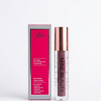 MIne Beauty Velvet Matte Liquid Lipstick One - Swipe,Full Coverage Color,Long Lasting 3.5g