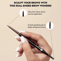 SUGAR Cosmetics Arch Arrival Micro Brow Pencil | 0.09 gm (01 Jerry Brown)