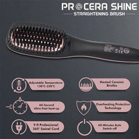 Vega Professional Pro Cera Shine Hair Straightening Brush