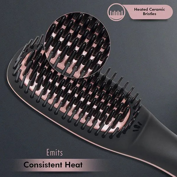Vega Professional Pro Cera Shine Hair Straightening Brush – Mani