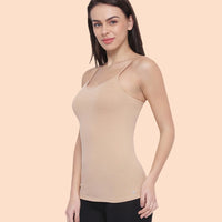 Enamor Essentials Stretch Cotton Camisole for Women | E001
