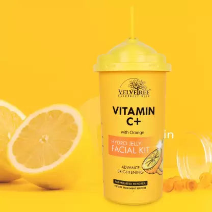 KOJUBRIGHT LOTION & VITAL EV セット Velvetree Hydro Jelly Facial Kit Vitamion C+ with orange Advance