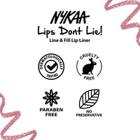 Nykaa Lips Don't Lie! Waterproof Line & Fill Lip Liner (1.14g)