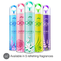 Godrej aer Spray | Room Freshener for Home & Office Cool Surf Blue 220ml