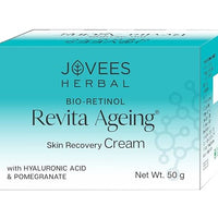 Jovees Herbal Bio-Retinol Revita Ageing Face Cream | Made with Eco-Certified Bio-Retinol | Reduce Sign of Ageing, Hyperpigmentation & Improves Uneven Skin Tone 50g