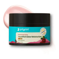 pilgrim Red Vine Youthful Glow Moisturizer with Vitamin C 50g