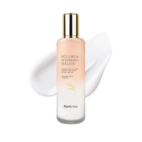 FARMSTAY Rice & Bifida Nourishing Emulsion, Dark Spots Correcting Remover with Niacinamide, Hydrating & Smoothing Rice Moisturizer for Glow Skin, for Women & Men, Korean Skin Care 120ml