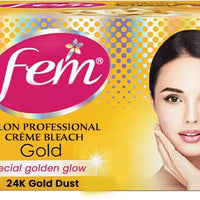 Fem Salon Professional Crme Bleach Gold Special Golden Glow 24K Gold Dust 212g