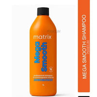 Matrix Mega Smooth Shampoo for Frizzy, Dry Unmanageable Hair, Defy Frizz for 4 Days (1000ml)