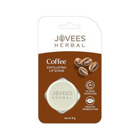 Jovees Herbal Coffee Exfoliating Lip Scrub For Brightening Dark Lips for Dry Lips/Smoker/Chapped Lip & Lipstick Stains Removal Lip care, Soft and Supple Lips | For Men and Women- 8g