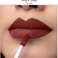 Nykaa All Day Matte Waterproof, Transfer Proof, 12H Liquid Lipstick 2.1ml