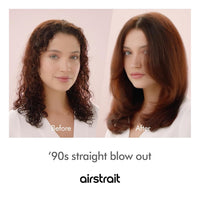 Dyson Airstrait™ Straightene| Dry & Straighten| Volumunious & Shiny Hair| Travel Friendly|Intelligent Heat Control| (Bright Nickle / Bright Copper)