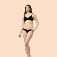 Enamor-A039 Perfect Coverage T-Shirt Bra - Supima Cotton Padded Wirefree Medium Coverage