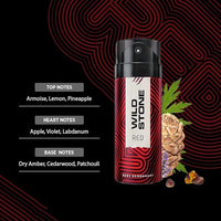 Wild Stone Red Deodorant Body Spray for Men 225ml