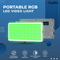 DIGITEK PROFESSIONAL PORTABLE RGB LED Video Light -D135 ML 12w