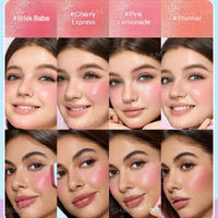SHE GLAM Glass Glow Blush Stick-Cherry Express 15g