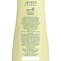 Jovees Herbal Keratin Hair Balance Conditioning Shampoo | Promotes Healthy, Shiny, and Bouncy Hair | Nourishes Scalp | Repairs Damage & Frizz | Makes Hair Soft & Smooth | All Hair Types – 300ml