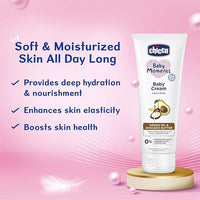 Chicco Baby Moments Baby Cream for Babies with Argan Oil & Avocado Butter, 200g