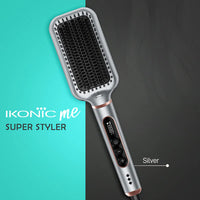Ikonic Me Super Styler Triple Bristle Brush ( Sliver )