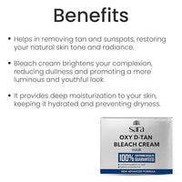 SARA Oxy Bleach Cream, Appropriate For Soothing and Calming of the Skin 300g