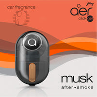 Godrej aer click gel Car Vent Air Freshener Musk After Smoke