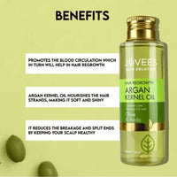 Jovees Herbal Hair Regrowth Argan Kernel Oil-Olive and Amla For Shiny Hair 100ml