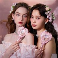 Flower Knows Midsummer Fairytales Hand Mirror Milky Pink
