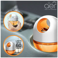 Godrej aer Twist Gel Car Air Freshener Bright Tangy Delight 45g