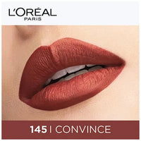 Loreal Paris Rouge Signature Matte Liquid Lipstick - Ultra Light Weight, No Stain, 7 g 145 I Convince