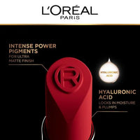 Loreal Paris Color Riche Intense Volume Matte Lipstick - With Hyaluronic Acid, 1.8 g 339 Le Wood Brulant