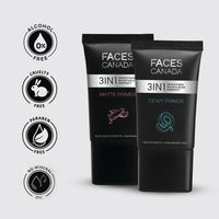 Faces Canada Dewy Primer 3 in 1 Smoothen Moisturize Perfect 30g