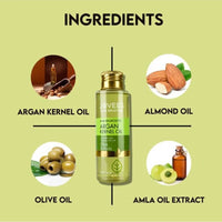 Jovees Herbal Hair Regrowth Argan Kernel Oil-Olive and Amla For Shiny Hair 100ml