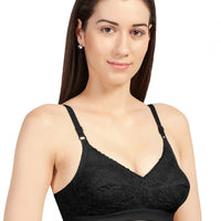 SONARI Cream Chikankari Bra