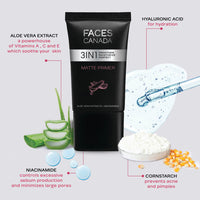 Faces Canada Matte Primer 3 in 1 Smoothen Moisturize Perfect 30g