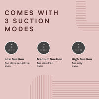 Winston Rechargeable Electric Blackhead Remover Machine for Men and Women - 60 Min Runtime | Acne, Pore Cleaner, Whitehead Remover with 5 Suction Heads for...