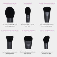 Forever52 Academic 12 Pcs Brush Set With 1 Sponge